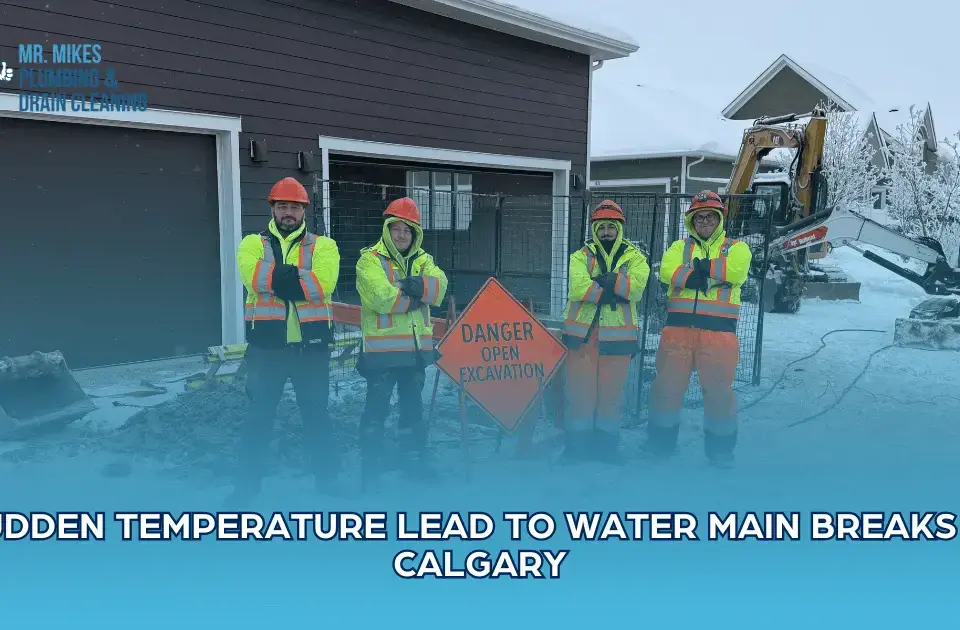Sudden Temperature Lead to Water Main Breaks in Calgary