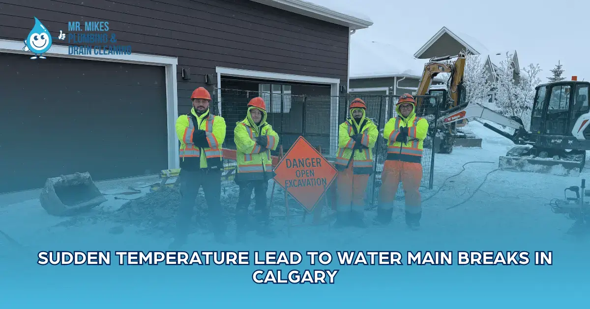 Sudden Temperature Lead to Water Main Breaks in Calgary